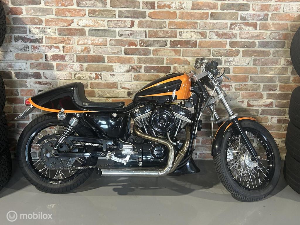 Harley Davidson XLH 883 de Luxe Cafe racer Custom Build, Chopper, Bedrijf, 883 cc, Harley Davidson