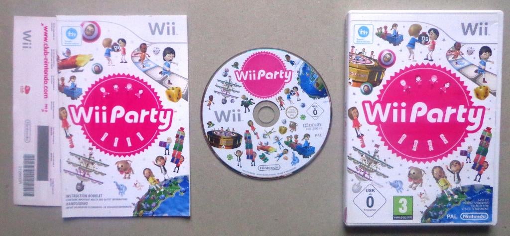Wii Party voor de Nintendo Wii Compleet, Gebruikt, Overige genres, 1 speler, Ophalen of Verzenden