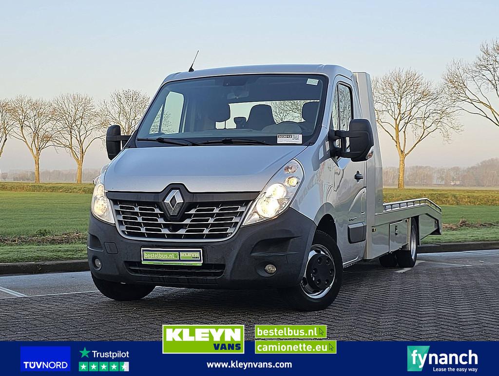 RENAULT MASTER 2.3 oprijwagen tijhof ac, Auto's, Bestelauto's, Euro 5, Gebruikt, Renault, 163 pk