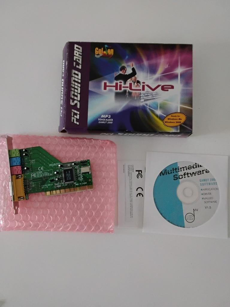 pci geluidskaart in orginele doosje, Ophalen of Verzenden, Gebruikt