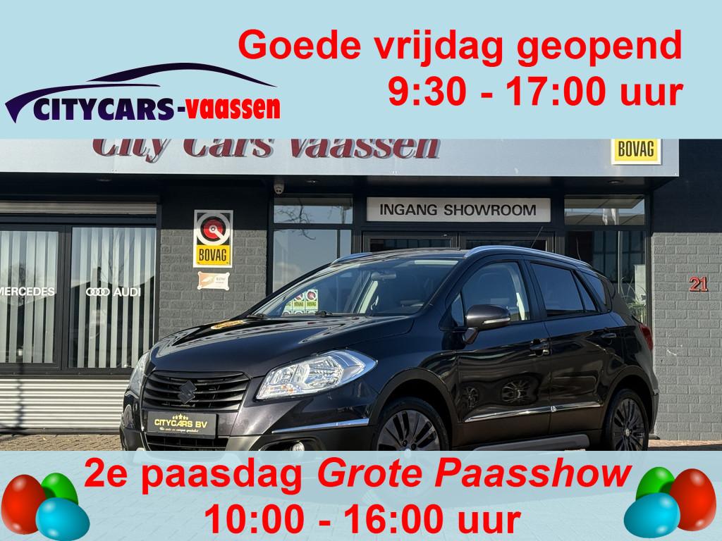 Suzuki S-Cross 1.6 Exclusive 120 pk panoramadak navigatie ca, Voorwielaandrijving, Stof, Gebruikt, 4 cilinders
