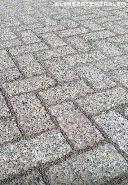ROOIKORTING 540m2 heidegrijs betonklinkers keiformaat straat, Bij dit gebruikte product niet te achterhalen, Gebruikt, Verzenden