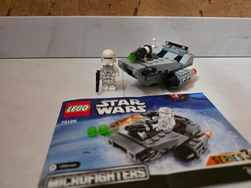 LEGO Star Wars 75126 First Order Snowspeeder SET1, Ophalen of Verzenden, Zo goed als nieuw, Complete set, Lego