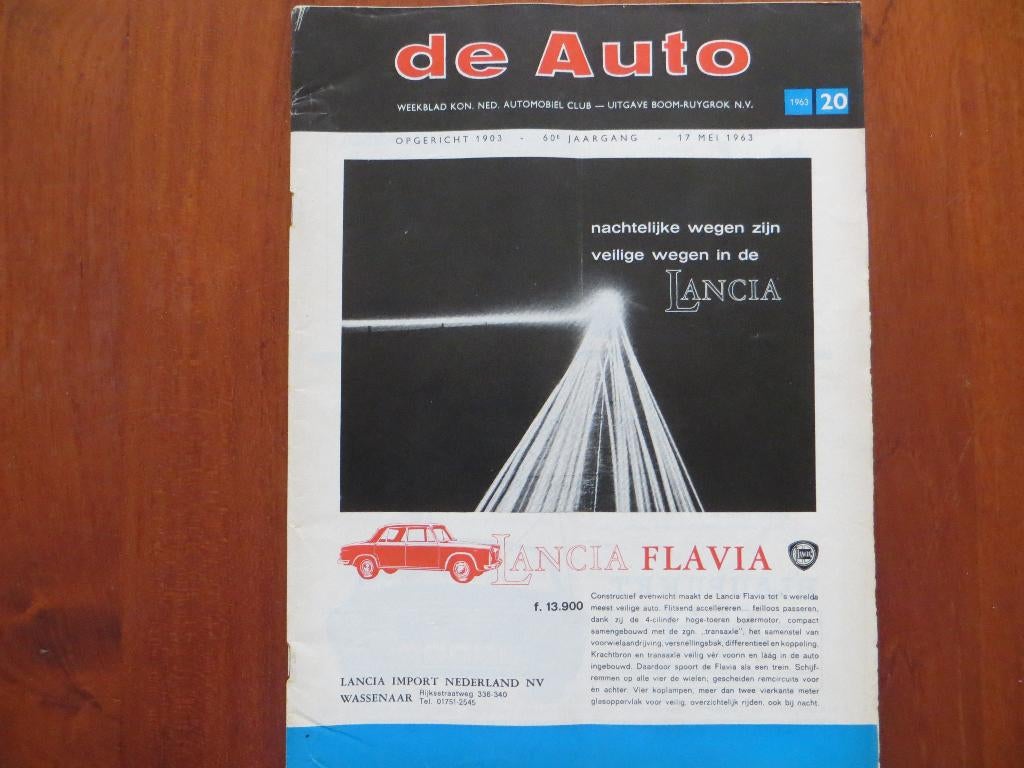 De Auto nr. 20 1963 test: Austin Vandenplas Princess 3-litre, Ophalen of Verzenden, Nieuw, Peugeot