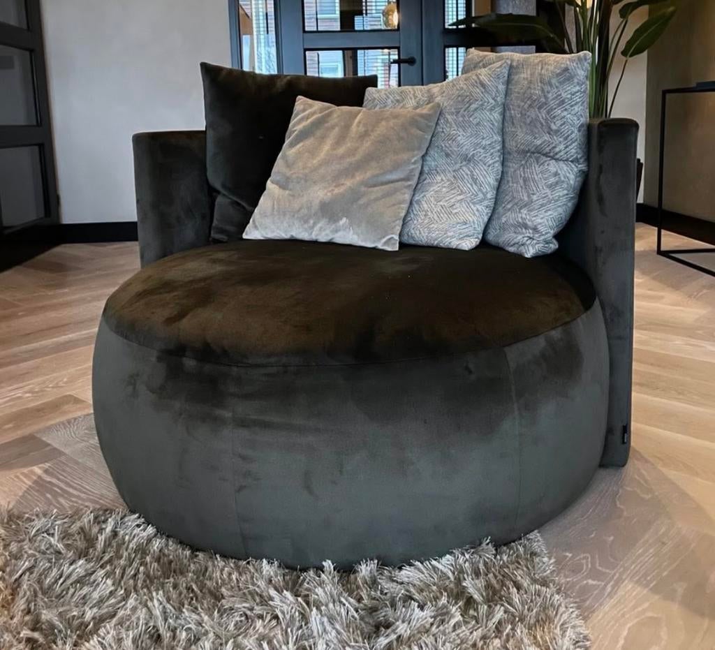 Passe Partout Pastille Lounge (XL) velvet moss, Ophalen, Eenpersoons, 75 tot 100 cm, Zo goed als nieuw