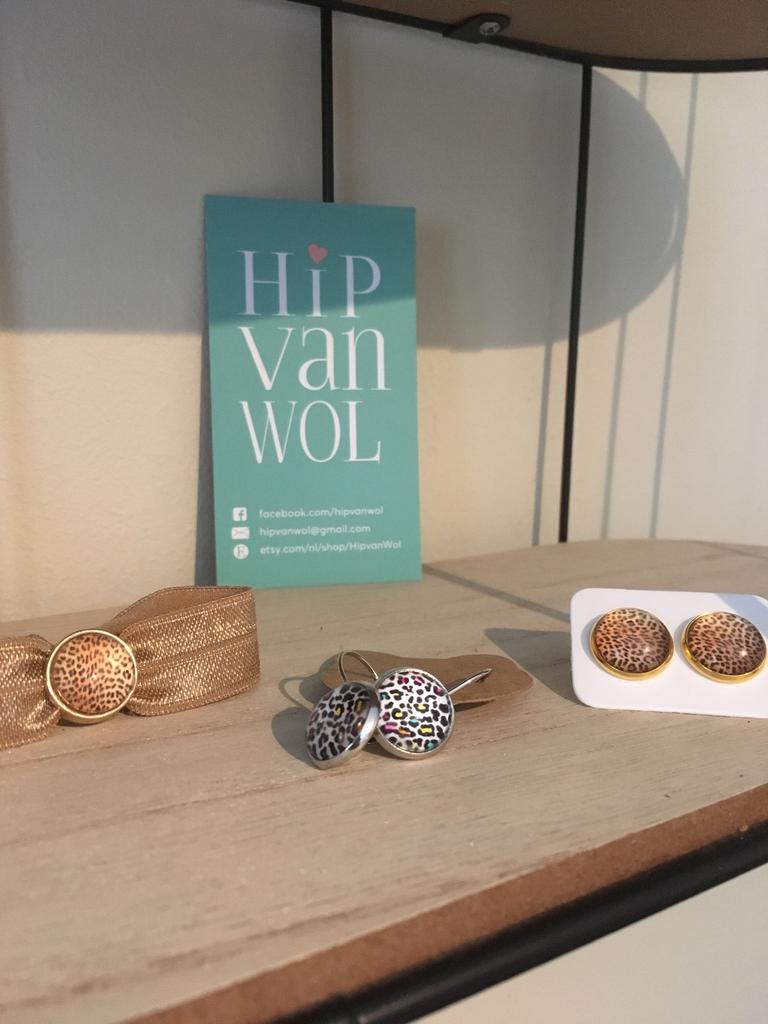 Luipaard, Overige materialen, Hangers, Bruin, Nieuw