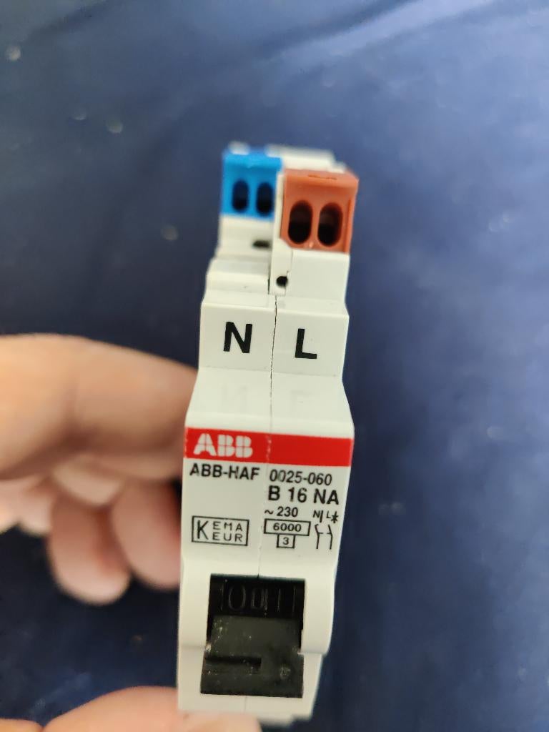 ABB-HAF Installatieautomaat Flexomaat 0025-060 B16 NA, Ophalen of Verzenden, Nieuw