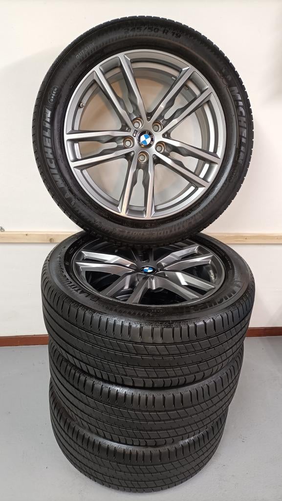 BMW X3 en X4 G01/ G02  velgen met runflat zomerbanden, Banden en Velgen, Terreinwagen, Zomerbanden, Ophalen