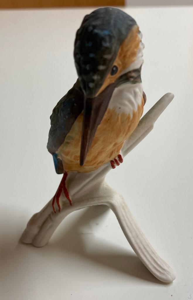 Goebel porseleinen vogel Eisvogel - IJsvogel, Verzamelen, Ophalen of Verzenden, Zo goed als nieuw, Dier