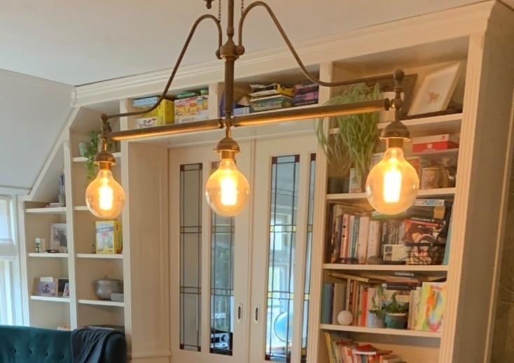 Lamp, Ophalen, Gebruikt, Metaal, Minder dan 50 cm