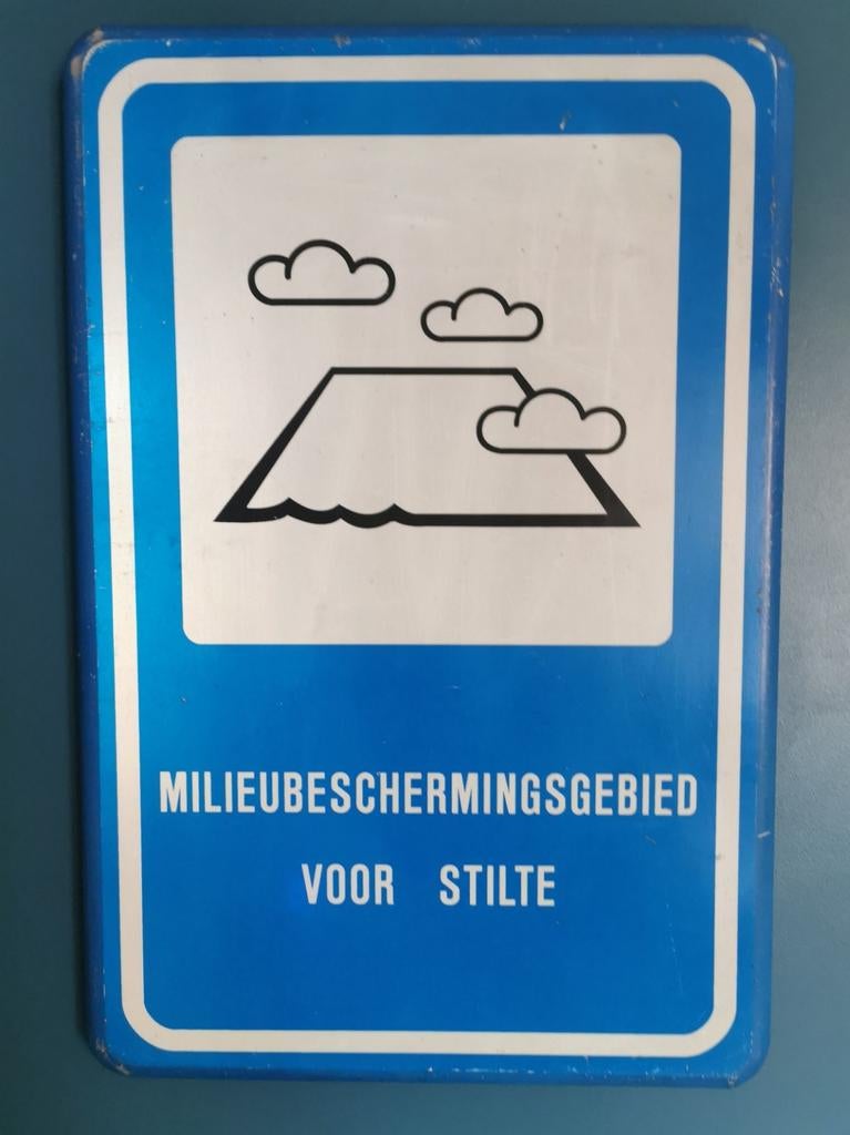Oud grappig verkeersbord, Ophalen, Gebruikt