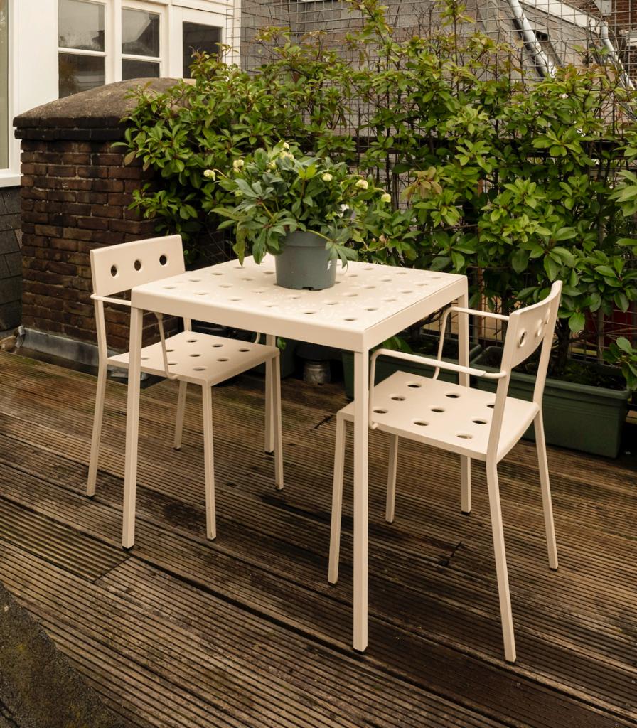 Tuin set Hay Balcony chalk beige, Tuin en Terras, Ophalen, Zo goed als nieuw, Vierkant, Metaal