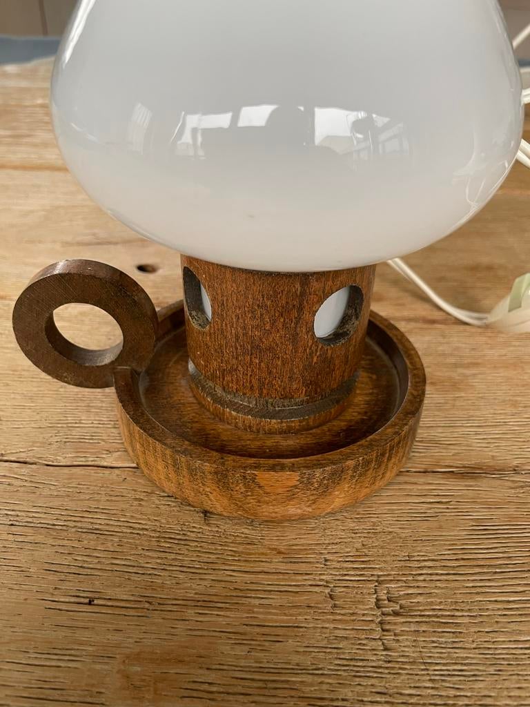 Vintage Erik Höglund Tafellamp Boda/Markslöjd, Ophalen of Verzenden, Gebruikt, Hout, Minder dan 100 cm