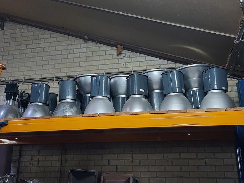 Partij industriële hanglampen fabriekslampen lampen, Diversen, Rommelmarktspullen, Ophalen