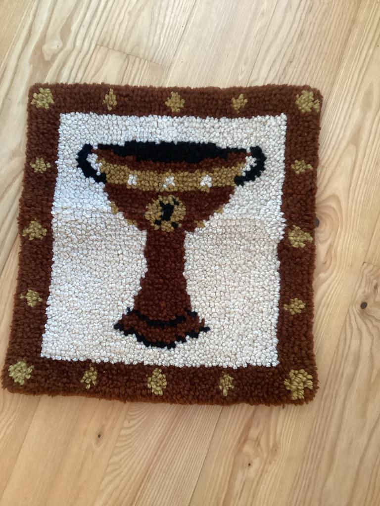 Iers Kelk Wandkleed - Handgemaakt, Huis en Inrichting, Woonaccessoires | Wanddecoraties, Zo goed als nieuw, Ophalen of Verzenden