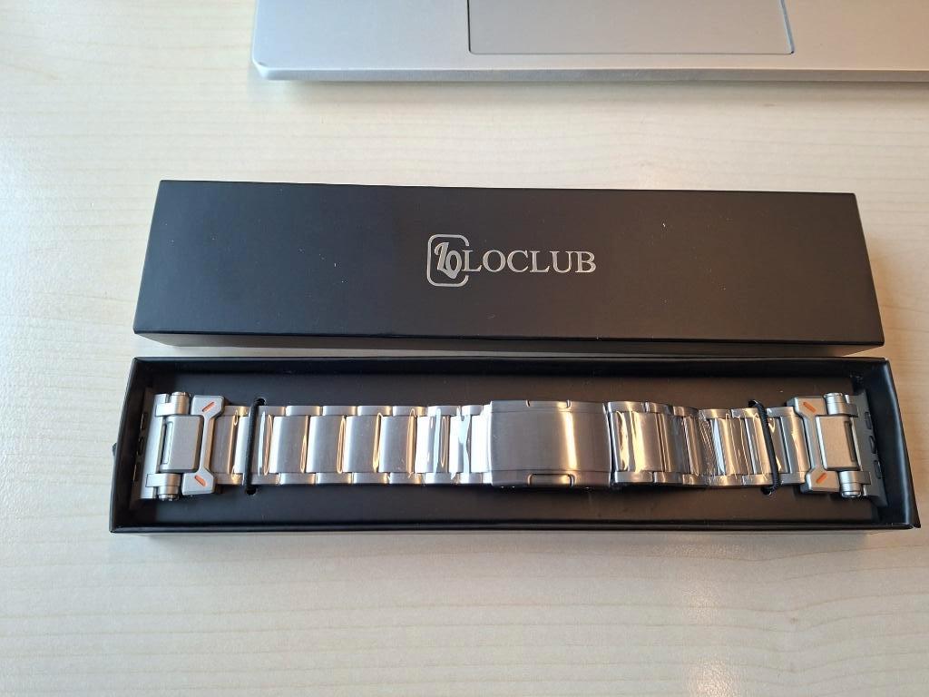 Titanium Band voor een Apple Watch, Ophalen of Verzenden, Nieuw, Zilver, IOS