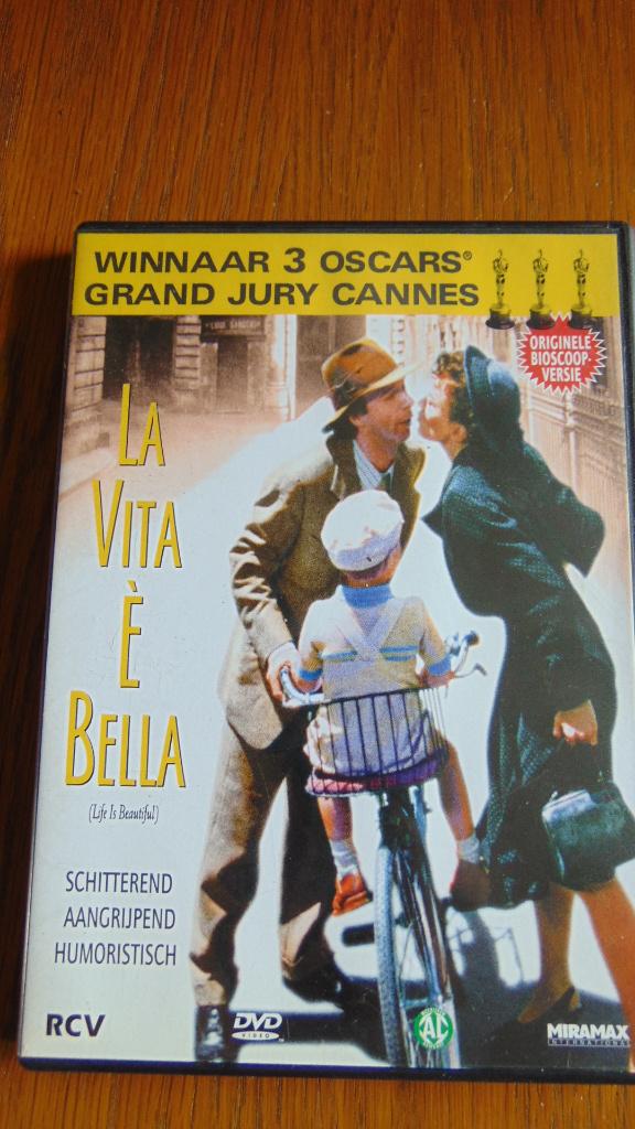 La vita è bella dvd, Cd's en Dvd's, Dvd's | Drama, Gebruikt, Alle leeftijden, Ophalen of Verzenden