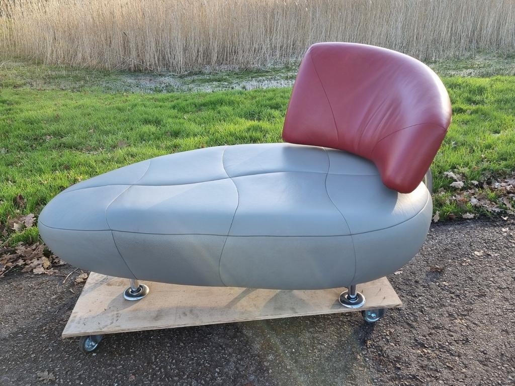 Leolux Kikko Design Stoel, Gebruikt, Design, Ophalen of Verzenden, Leer