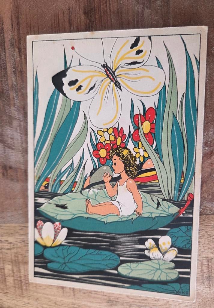 Duimelientje - Karel Links, Verzamelen, Ansichtkaarten | Themakaarten, Ongelopen, 1920 tot 1940, Kinderen, Verzenden