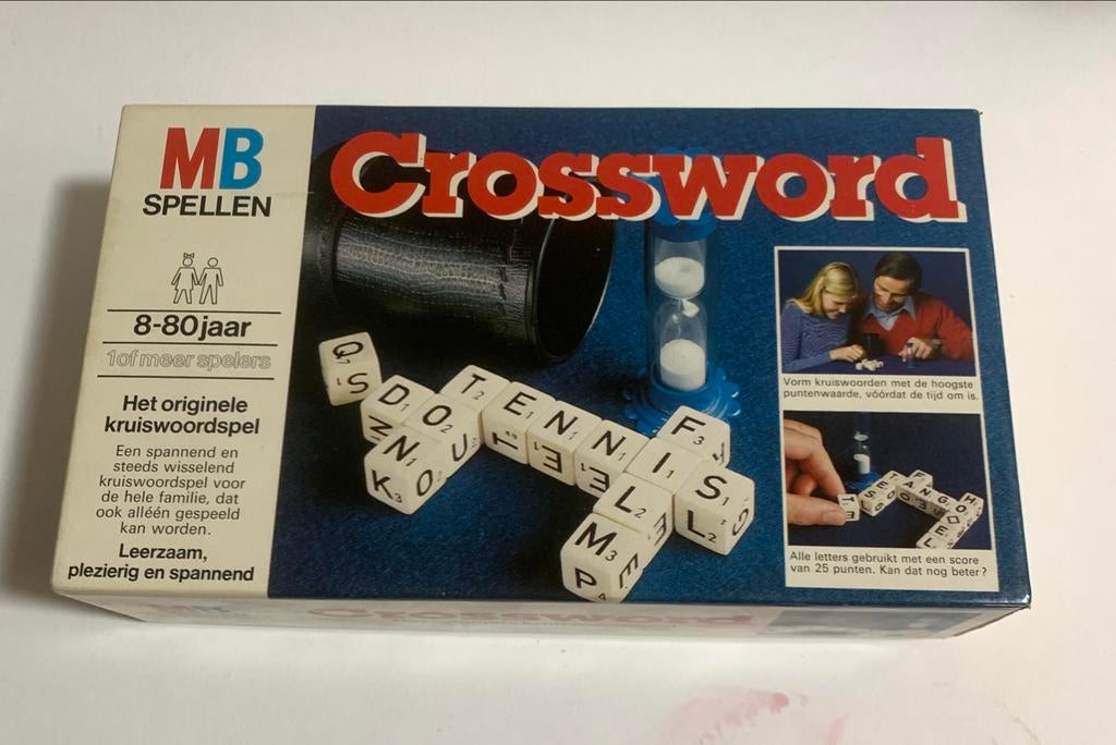 MB Crossword Spel 1978 woorden maken - lijkt op Boggle