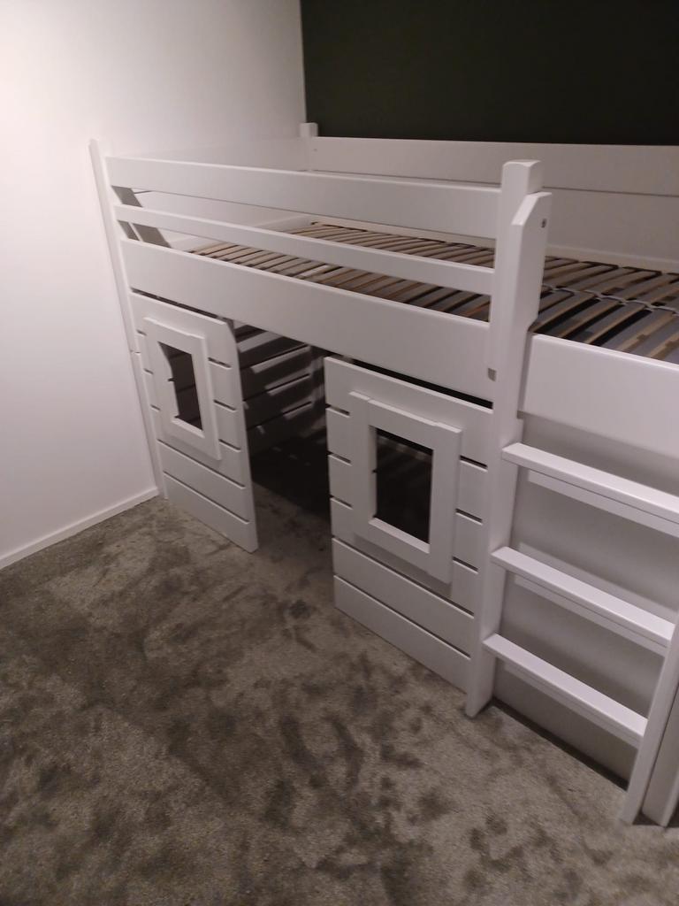 Alta Hoogslaper Kinderbed met Kasten, Kinderen en Baby's, Kinderkamer | Bedden, Gebruikt, 180 cm of meer, 70 tot 85 cm, Hoogslaper of Stapelbed