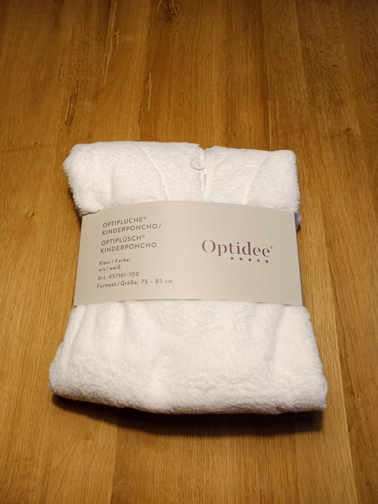 Optidee Poncho Wit - Maat voor Volwassenen, Optidee, Ophalen of Verzenden, Nieuw