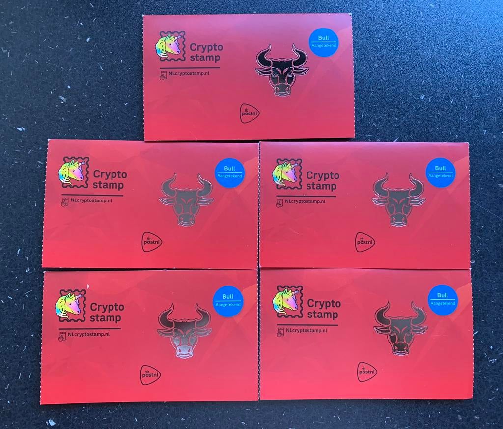 Crypto stamp bull, Ophalen