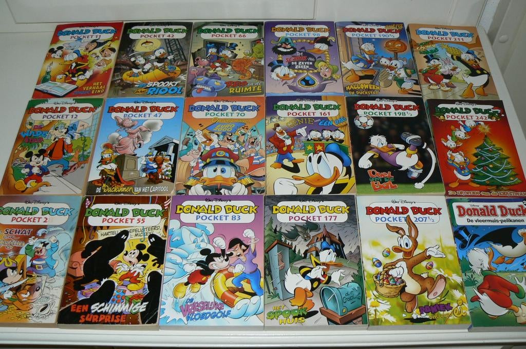 Verzameling van 25 Donald Duck pockets. Ook losse verkoop., Meerdere stripboeken, Ophalen of Verzenden, Zo goed als nieuw, Walt Disney
