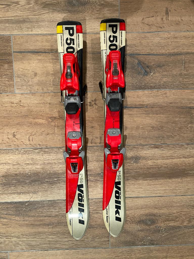 Ski’s Völk 80 cm + schoenen + helm, Sport en Fitness, Skiën en Langlaufen, Gebruikt, 100 tot 140 cm, Skiën, Ski's