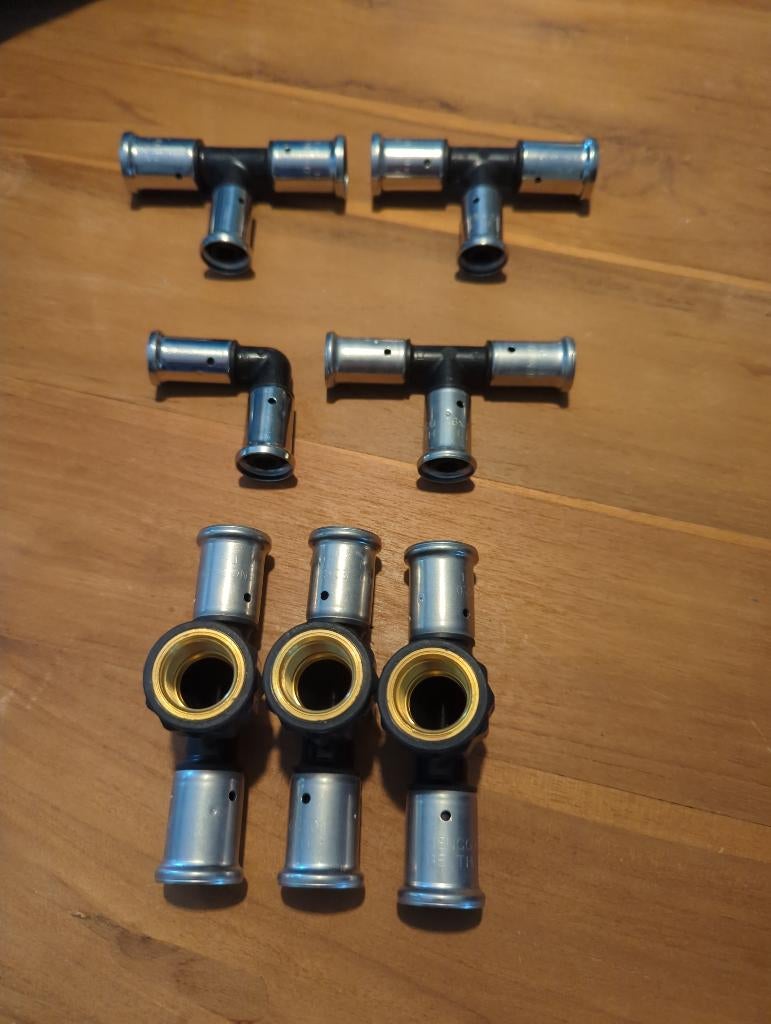 7 Henco perskoppelingen 16mm en 20 mm, nieuw en ongebruikt, Overige materialen, Minder dan 20 mm, 6 meter of meer, Overige typen