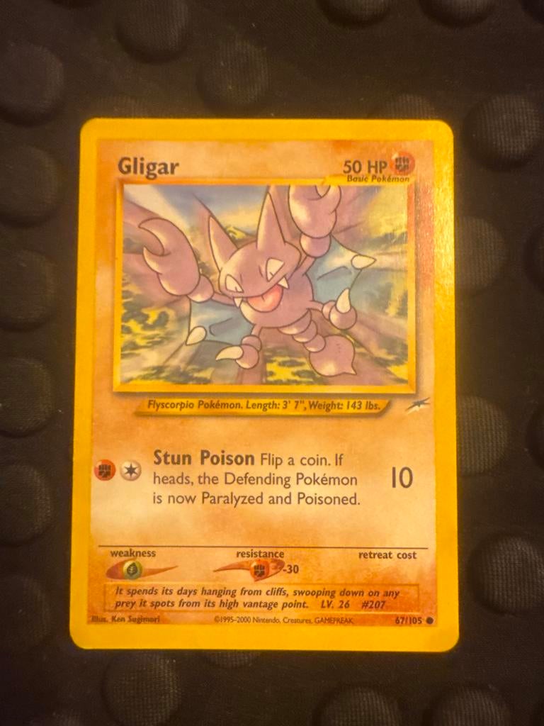 Gligar 1st edition, Ophalen of Verzenden, Gebruikt, Losse kaart