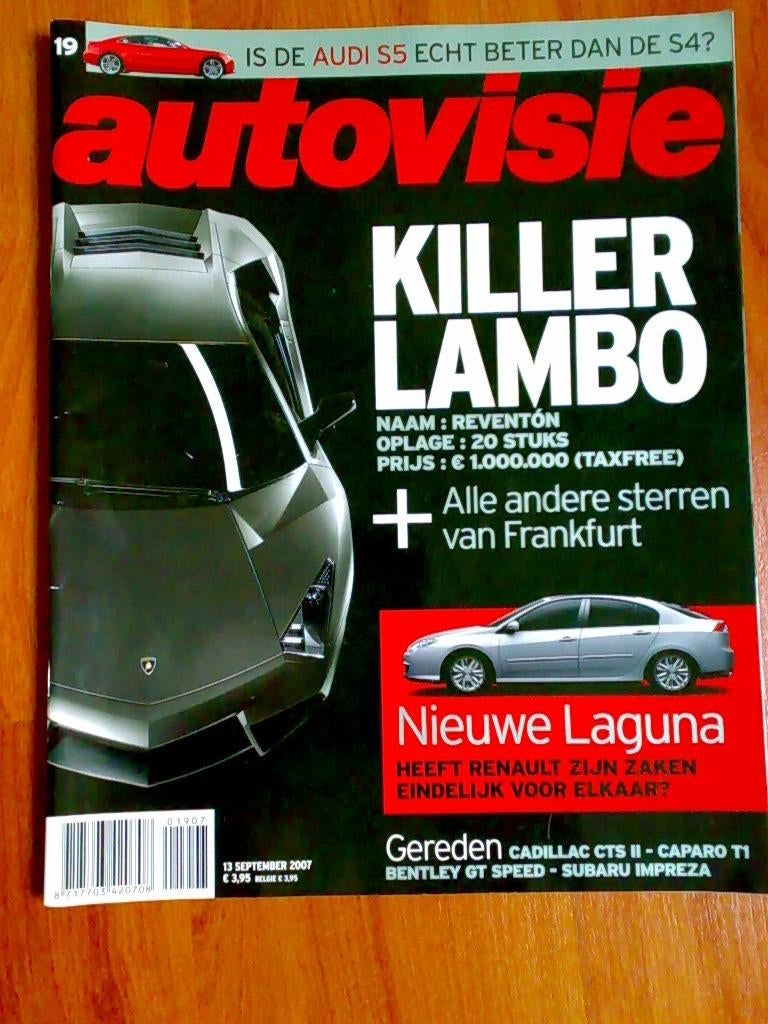 AutoVisie: Renault Laguna, Lamborghini Reventon, Impreza, Ophalen of Verzenden, Zo goed als nieuw, Algemeen
