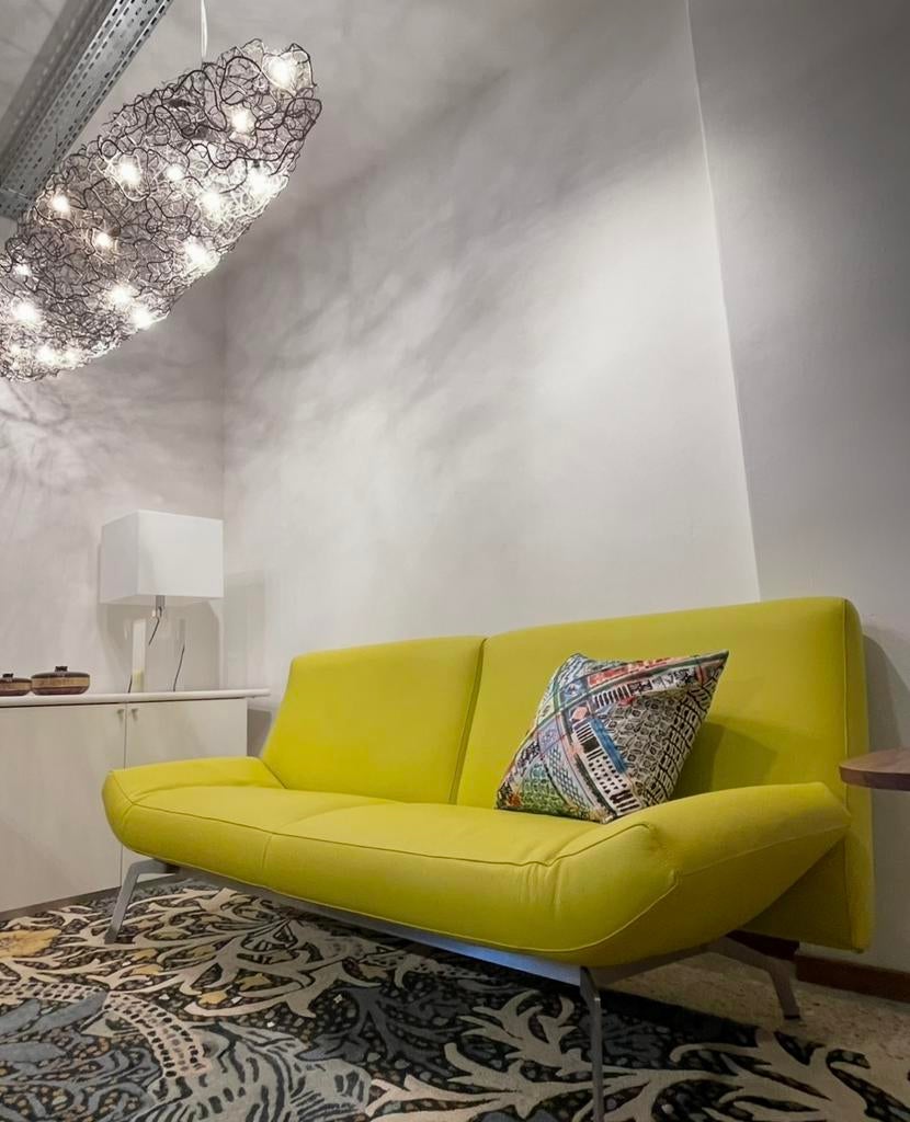 Leolux Shuffle 2 zits bank Senso leder, Ophalen, 150 tot 200 cm, Tweepersoons, 75 tot 100 cm