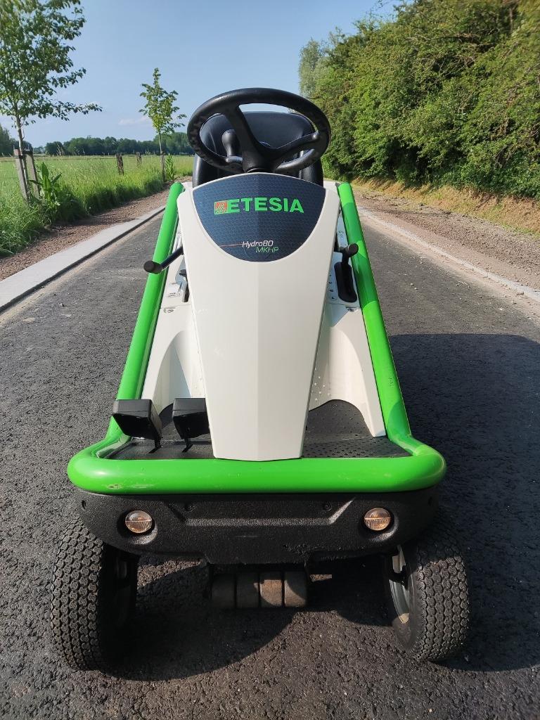 ETESIA zitmaaier (type Bahia Hydro 80, KAWASAKI motor, etc.), Gebruikt, Etesia, Opvangzak, 90 tot 120 cm