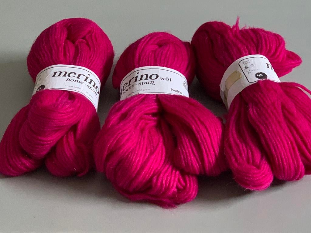 Merino home - spun  breiwol 3 x 100 g, Ophalen of Verzenden, Nieuw, Haken, Wol of Garen