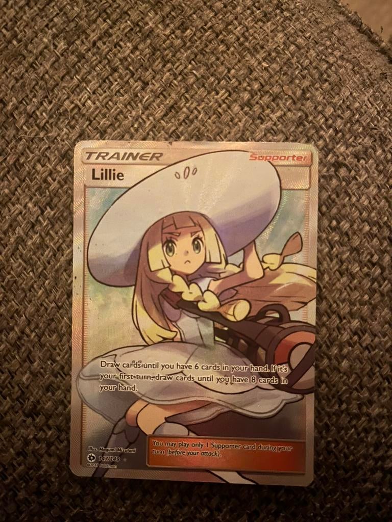 Pokemon kaart Lillie, Ophalen of Verzenden