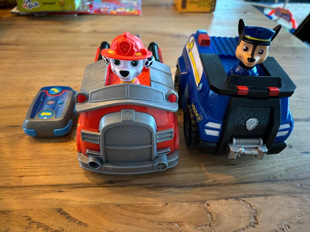 Paw Patrol Auto's - Marshall & Chase, Ophalen of Verzenden, Gebruikt
