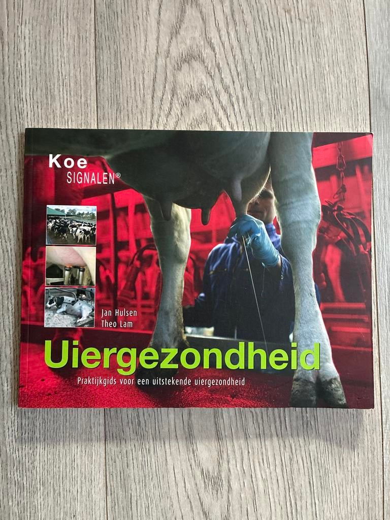 Boek Jan Hulsen - koe signalen ‘Uiergezondheid’, J.H.J.L. Hulsen; Th. Lam, Zo goed als nieuw, Alpha, HBO
