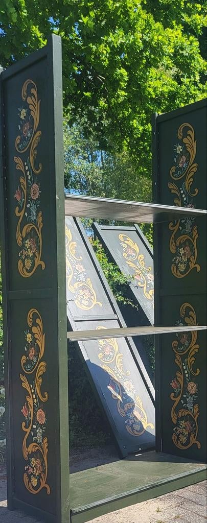 Boho/Handbeschilderd/Oude/Winkelkast/Kast, Ophalen of Verzenden