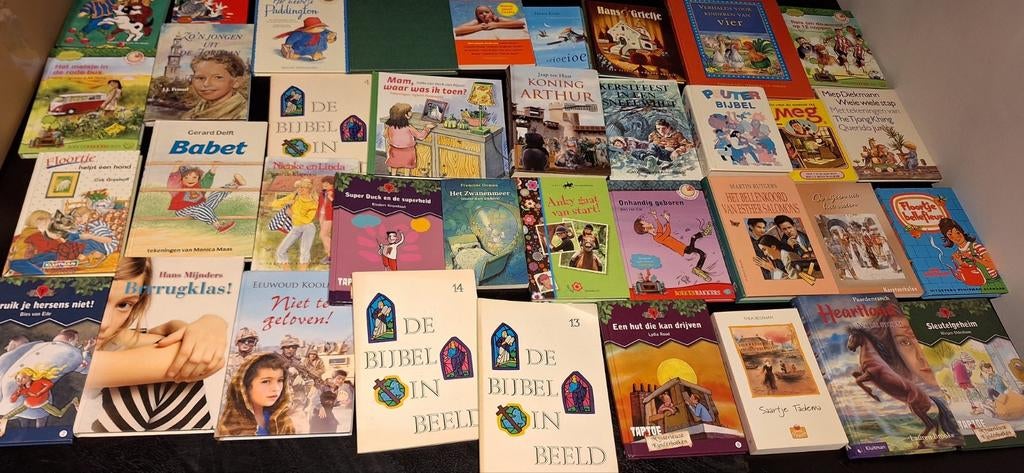 Grote partij kinderboeken peuter kleuter kind basisschool, Ophalen of Verzenden, Gelezen, Diverse auteurs, Fictie algemeen