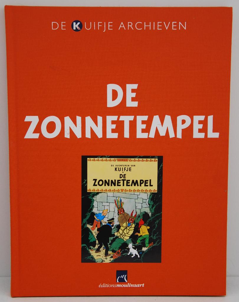 De Kuifje Archieven: De Zonnetempel, Eén stripboek, Ophalen of Verzenden, Zo goed als nieuw, Hergé
