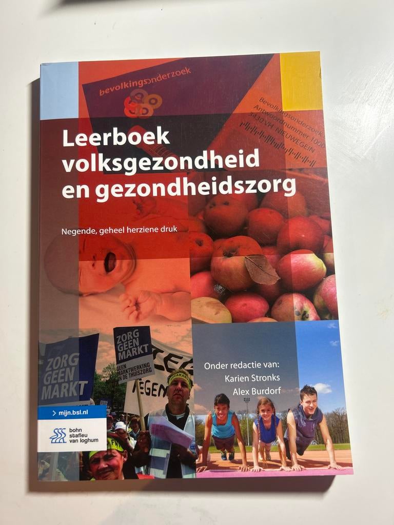 Leerboek volksgezondheid en gezondheidszorg, Boeken, Ophalen of Verzenden, Zo goed als nieuw, Sociale wetenschap
