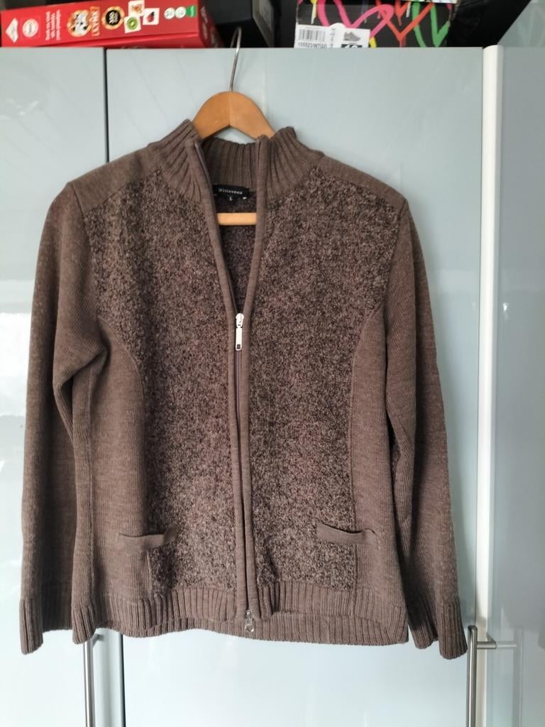 Mooi damesvest van Witteveen - Maat L, Kleding | Dames, Truien en Vesten, Bruin, Maat 42/44 (L), Ophalen of Verzenden, Zo goed als nieuw