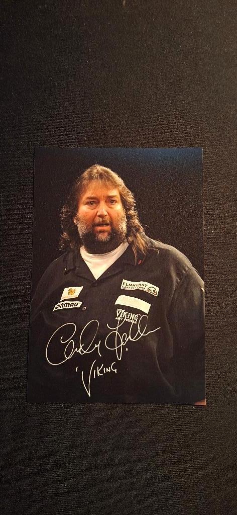 Foto Andy Fordham met handtekening (print) # Darts, Sport en Fitness, Darts, Verzenden, Nieuw, Overige typen