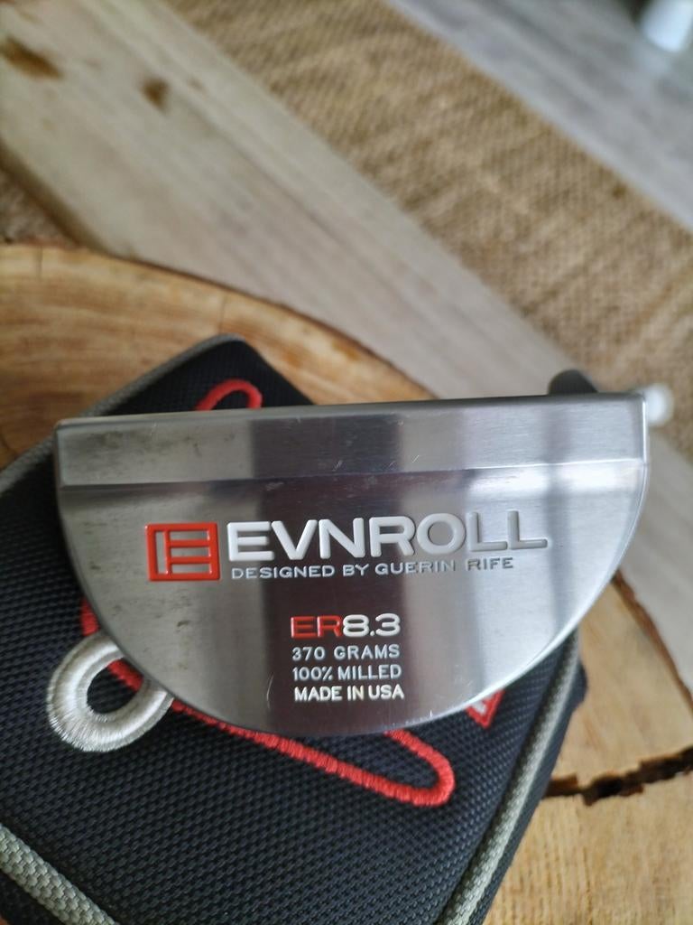 Evnroll ER8.3 Tour Mallet Putter + extra grip, Ophalen, Gebruikt, Club, Overige merken