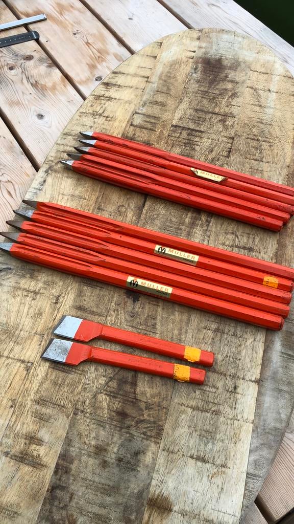 muller beitels 12x, Mul@ler.fr, Ophalen of Verzenden, Zo goed als nieuw, Yon