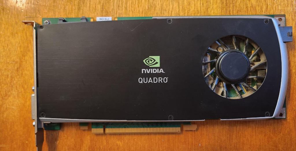 video kaart Nvidia Quadro FX3800, Computers en Software, Videokaarten, Gebruikt, PCI-Express 2, GDDR3, DVI