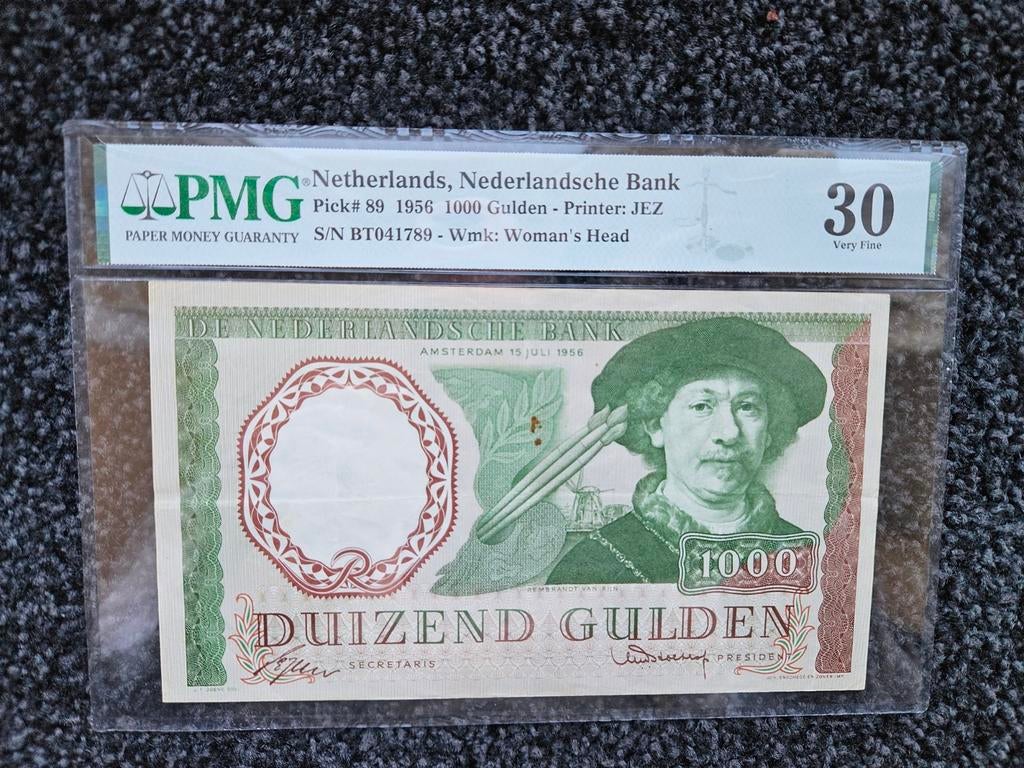 1000 gulden rembrandt, Ophalen of Verzenden, 1000 gulden