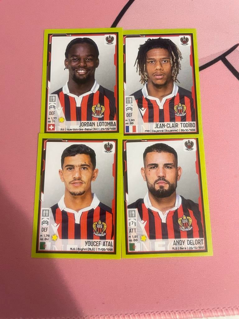 OGC Nice Ligue 1 McDonald's Stickers, Ophalen of Verzenden, Zo goed als nieuw, Buitenlandse clubs, Poster, Plaatje of Sticker