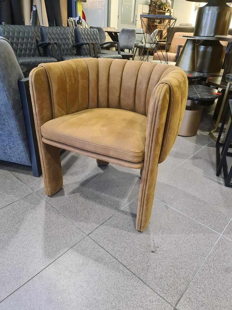 Nieuwe Eleonora stoel Liselore cognac beta €195, Ophalen, Bruin, ., Nieuw